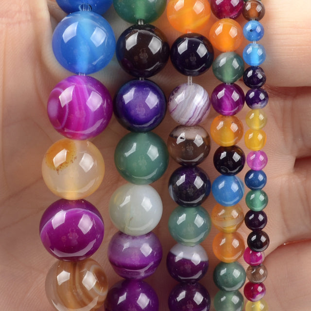 Natural Stone Beads Jades Round Beads For Jewelry
