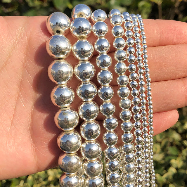 Natural White Crystal Pearls Jades Opal Stone Round