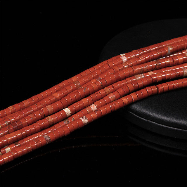 Natural Stone Spacer Beads Multicolor Flat Disc