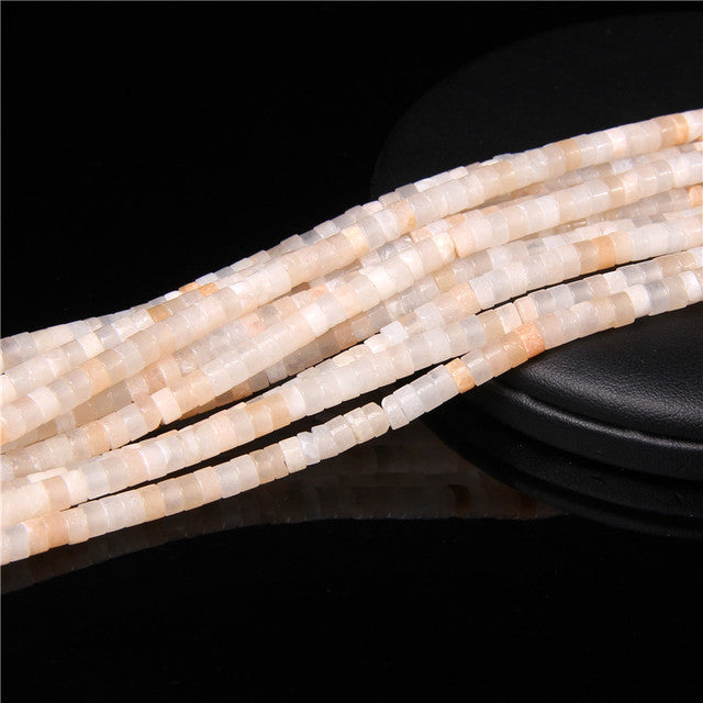 Natural Stone Spacer Beads Multicolor Flat Disc