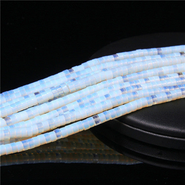 Natural Stone Spacer Beads Multicolor Flat Disc