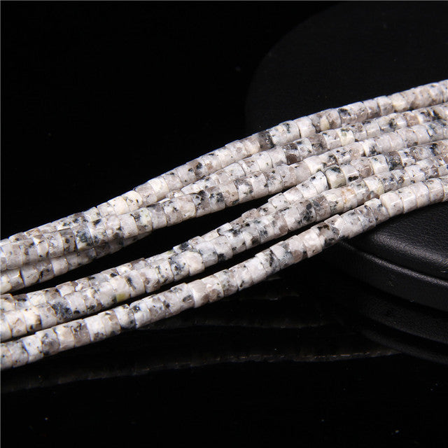 Natural Stone Spacer Beads Multicolor Flat Disc