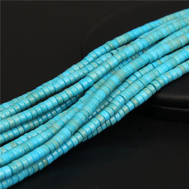 Natural Stone Spacer Beads Multicolor Flat Disc
