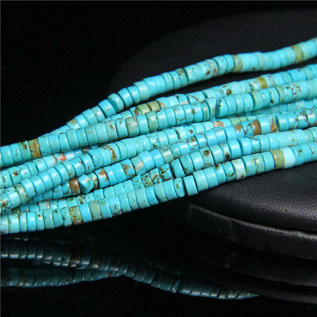 Natural Stone Spacer Beads Multicolor Flat Disc