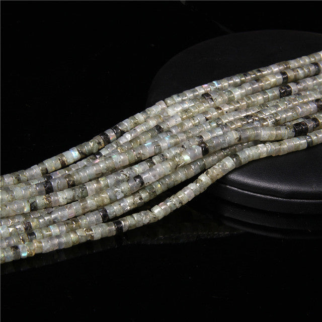 Natural Stone Spacer Beads Multicolor Flat Disc
