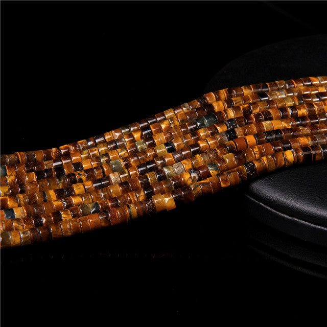 Natural Stone Spacer Beads Multicolor Flat Disc