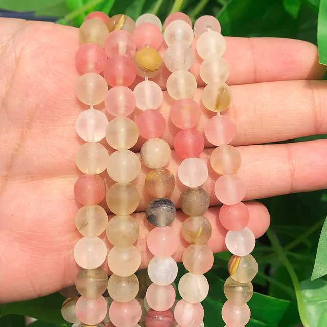 Natural Stones Pink Quartzs Crystal