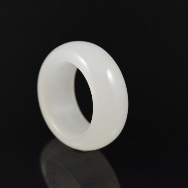 Natural Green Hetian Jade Ring