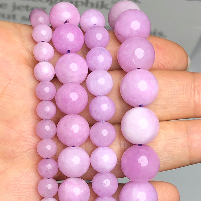 Natural Stone Dark Purple Sugilite Jades Beads