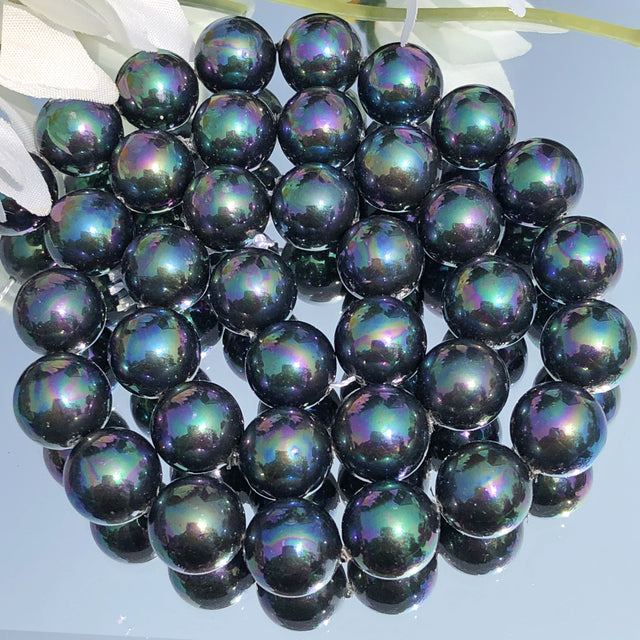 Natural Stone Dark Purple Sugilite Jades Beads