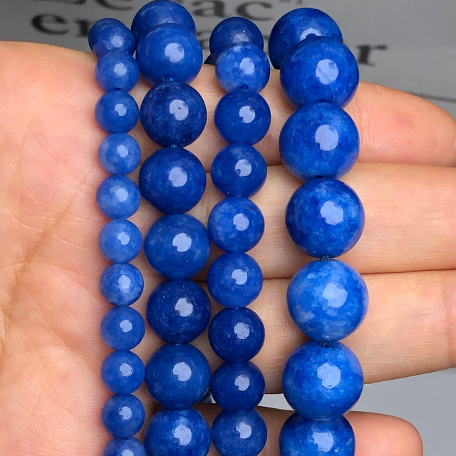 Natural Stone Dark Purple Sugilite Jades Beads