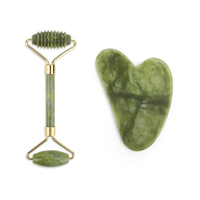 Facial Massager Jade Roller Anti Aging Face Beauty Set