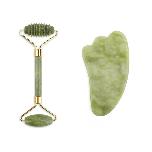 Facial Massager Jade Roller Anti Aging Face Beauty Set