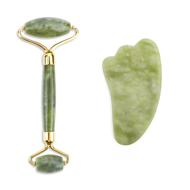 Facial Massager Jade Roller Anti Aging Face Beauty Set