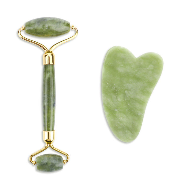 Facial Massager Jade Roller Anti Aging Face Beauty Set