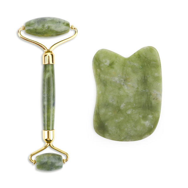 Facial Massager Jade Roller Anti Aging Face Beauty Set