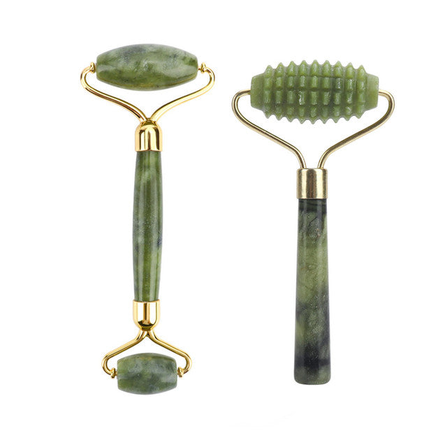 Facial Massager Jade Roller Anti Aging Face Beauty Set