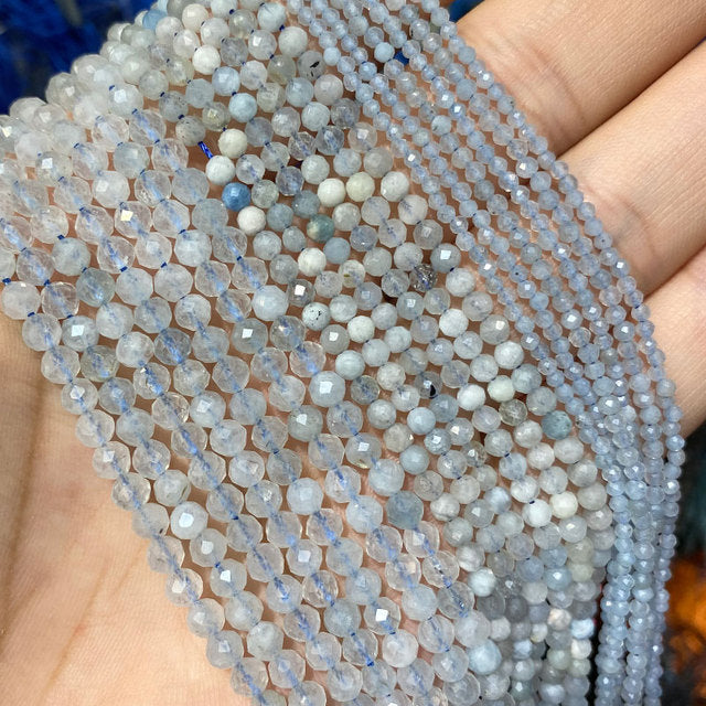 Jades Faceted Spacer Beads For Jewelry Making