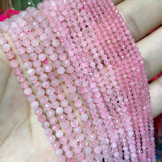 Jades Faceted Spacer Beads For Jewelry Making