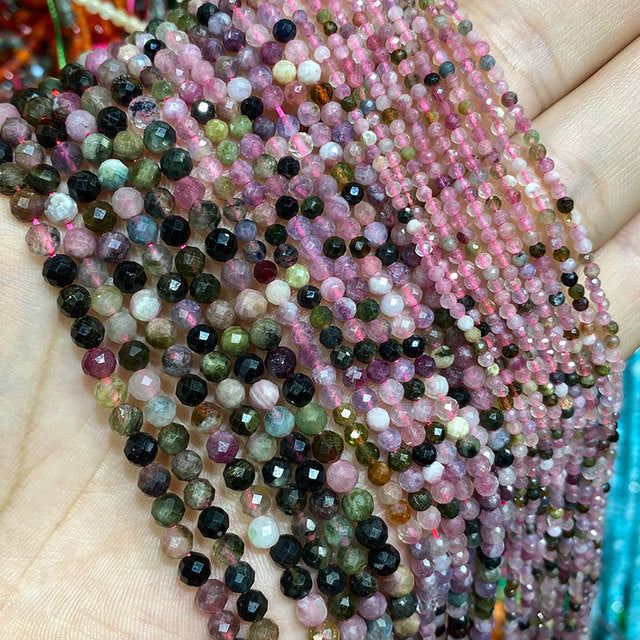 Jades Faceted Spacer Beads For Jewelry Making