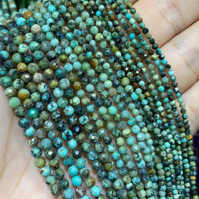 Jades Faceted Spacer Beads For Jewelry Making