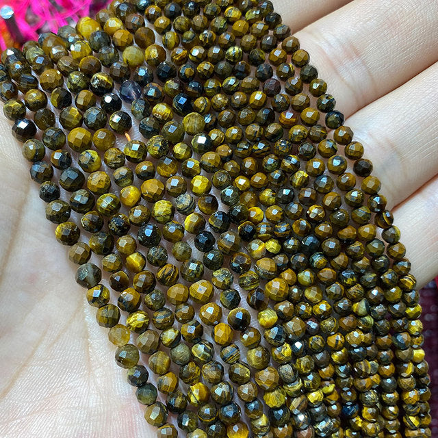 Jades Faceted Spacer Beads For Jewelry Making