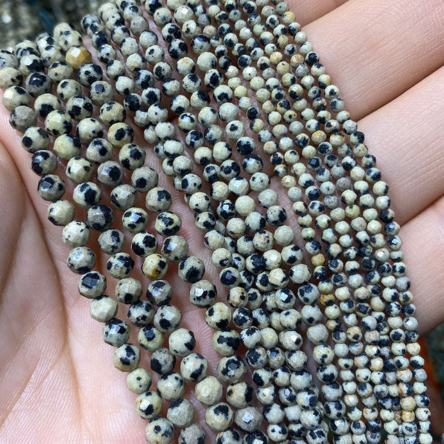 Jades Faceted Spacer Beads For Jewelry Making