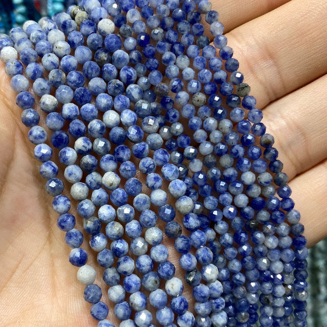 Jades Faceted Spacer Beads For Jewelry Making