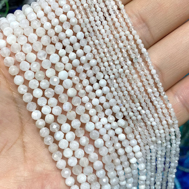 Jades Faceted Spacer Beads For Jewelry Making