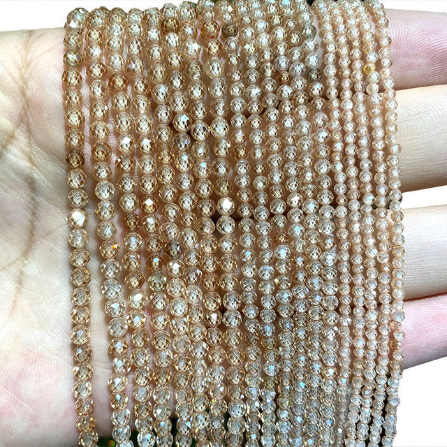 Jades Faceted Spacer Beads For Jewelry Making