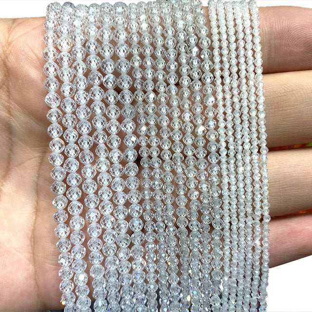 Jades Faceted Spacer Beads For Jewelry Making