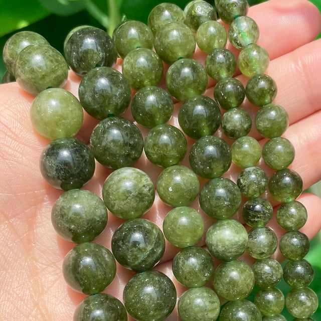 Natural Stone Dark Blue Chalcedony Jades Beads