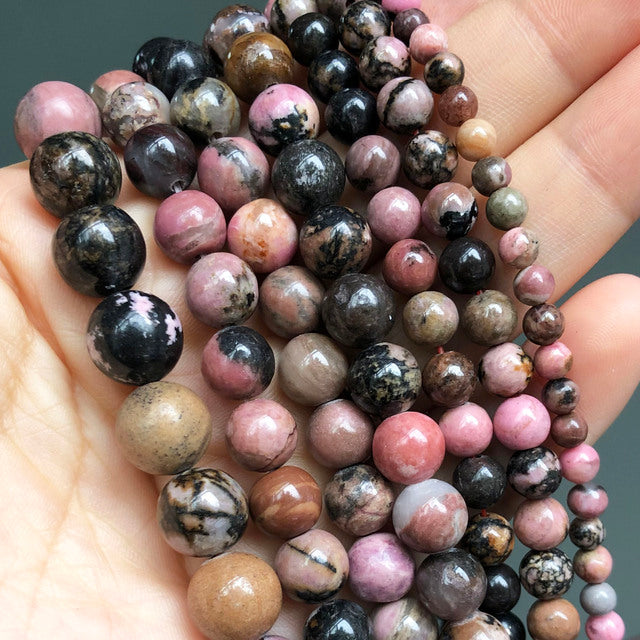 Natural Stone Dark Blue Chalcedony Jades Beads