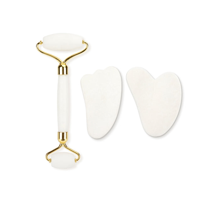 Roller Massage Tool White Jade Anti Aging