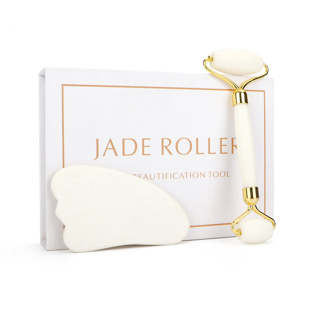 Roller Massage Tool White Jade Anti Aging