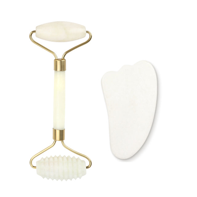 Roller Massage Tool White Jade Anti Aging