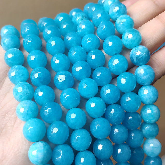 Natural Jades Stone Bead for Jewelry Making DIY Bracelet