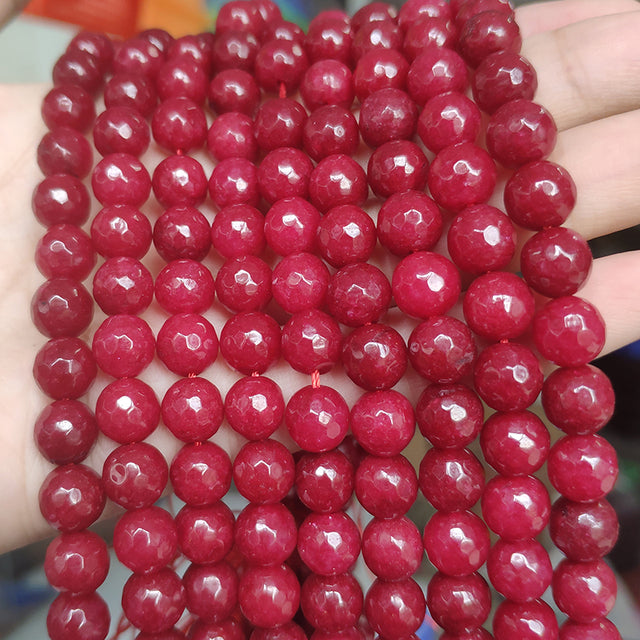 Natural Jades Stone Bead for Jewelry Making DIY Bracelet