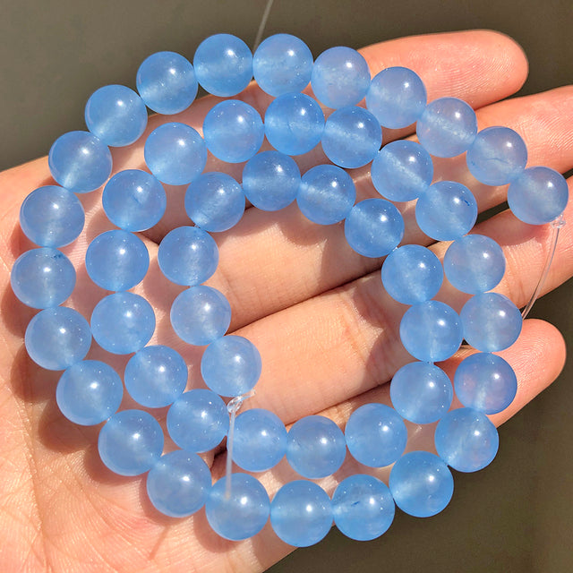 Natural Jades Stone Bead for Jewelry Making DIY Bracelet