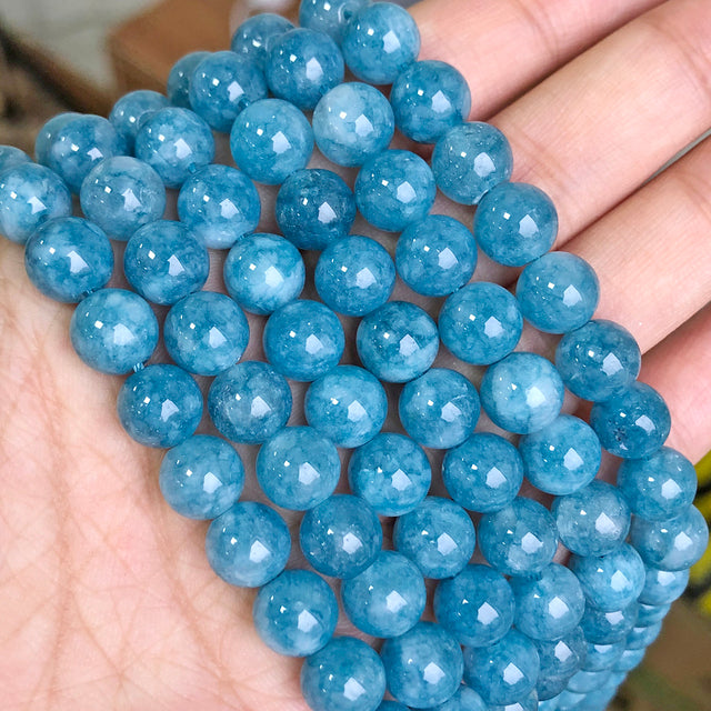 Natural Jades Stone Bead for Jewelry Making DIY Bracelet