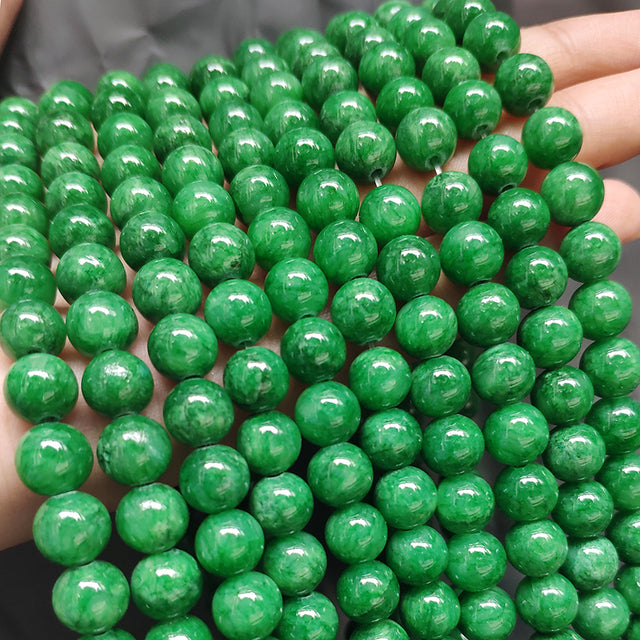 Natural Jades Stone Bead for Jewelry Making DIY Bracelet