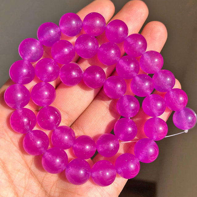 Natural Jades Stone Bead for Jewelry Making DIY Bracelet