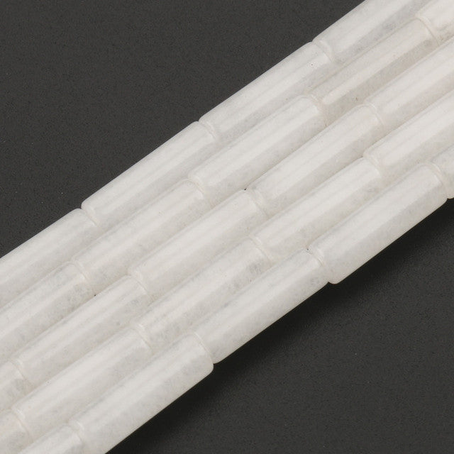 Natural Stones Tube Bead Howlite Malachite