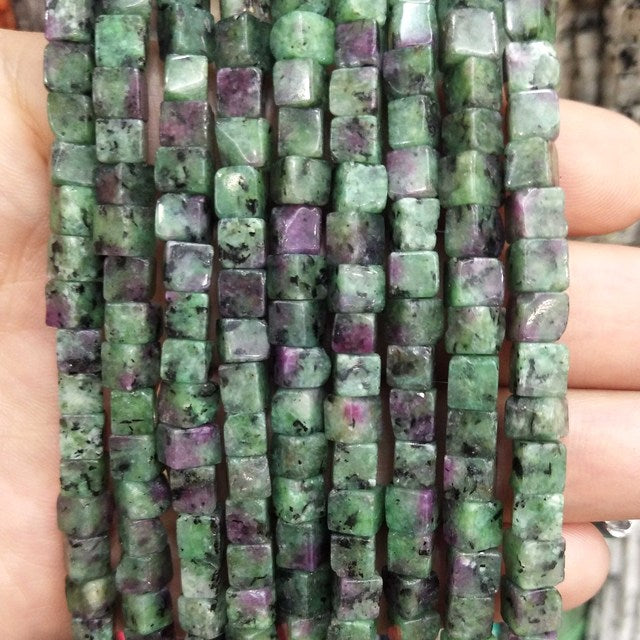 Square Jades Loose Beads Bracelet Necklace