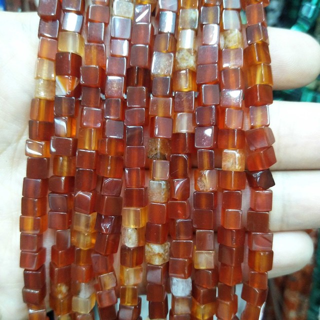 Square Jades Loose Beads Bracelet Necklace