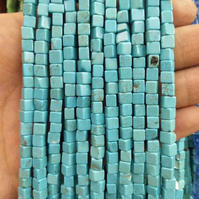 Square Jades Loose Beads Bracelet Necklace