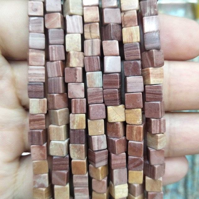 Square Jades Loose Beads Bracelet Necklace