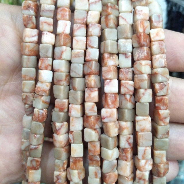 Square Jades Loose Beads Bracelet Necklace