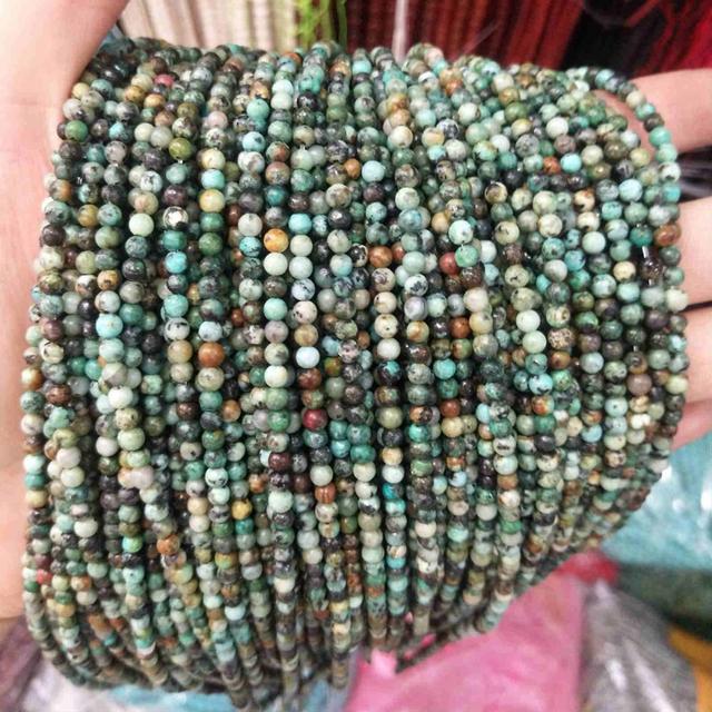 Natural Stone Round Beads Tourmaline Amethysts