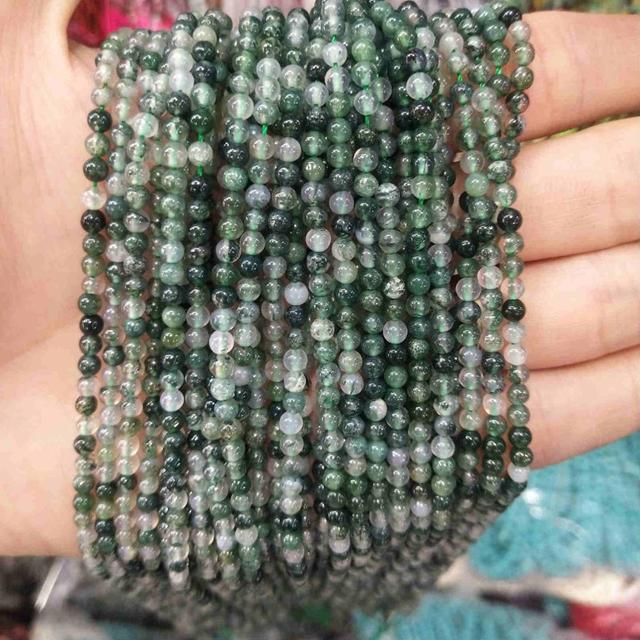 Natural Stone Round Beads Tourmaline Amethysts